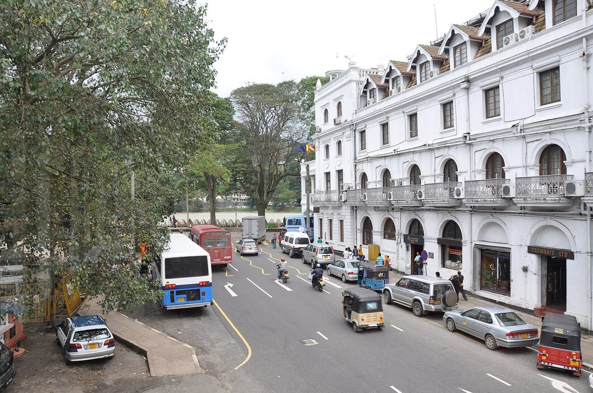 Street scene in Kandy, Sri Lanka
