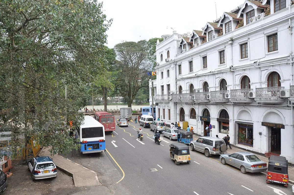 Street scene in Kandy, Sri Lanka